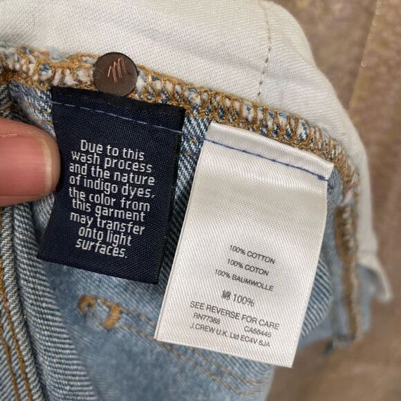 Madewell High Rise Raw Hem Medium Wash Denim Shorts, 32 NWOT - Picture 6 of 6